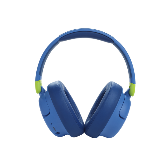 JBL JR 460NC - Blue - Wireless over-ear Noise Cancelling kids headphones - Back